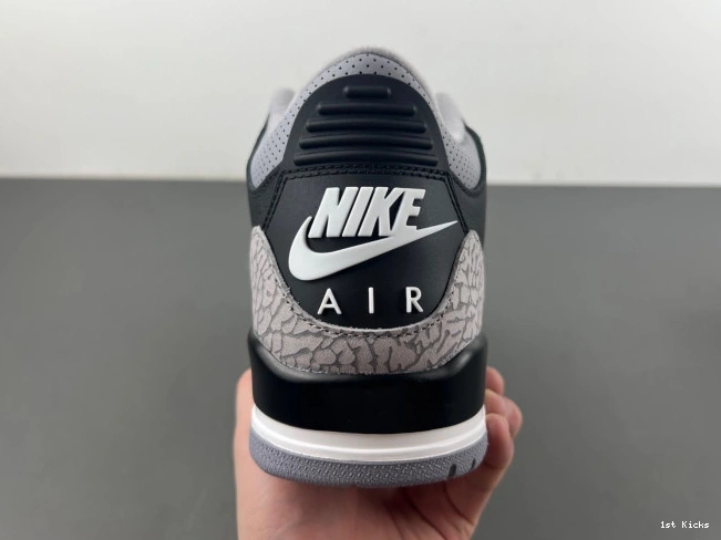 Air 3 Black Cement DN3707-010 Jordan 0706